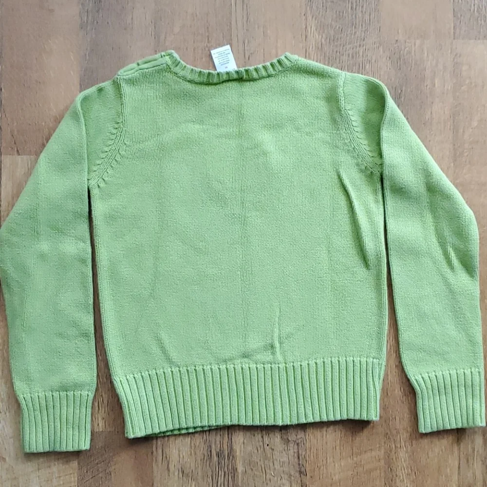 Gymboree Girls‎ Green Candy Beaded Lolipop Sweater Size 10